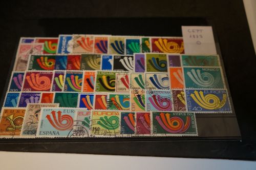 Cept Jahrgang 1973 gestempelt komplett