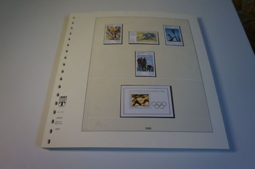 DDR Jahrgang 1980-1985 postfrisch komplett inkl. Lindner Blätter