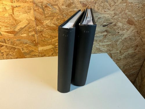 2 Herma Alben für Briefe schwarz