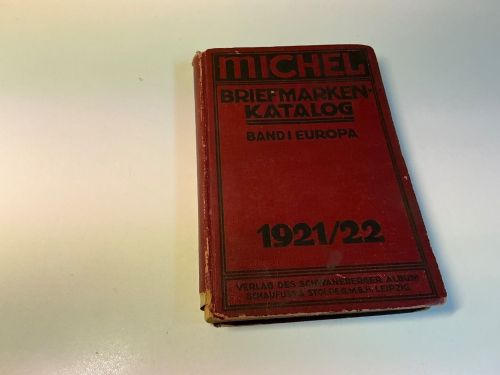 Michel Briefmarkenkatalog Europa Band 1 1921/22
