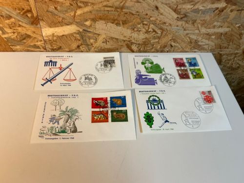 Berlin Jahrgang 1968 FDC komplett