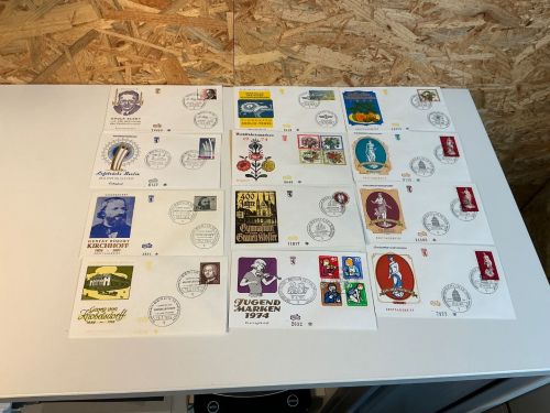 Berlin Jahrgang 1974 FDC komplett