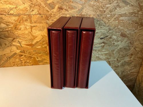 3 Stück Safe ETB Alben Variant inkl. Hüllen + Schuber in rot