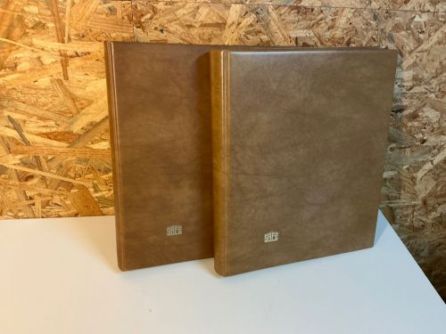 2 Safe Variant Alben braun mit 18 2er Hüllen schwarz