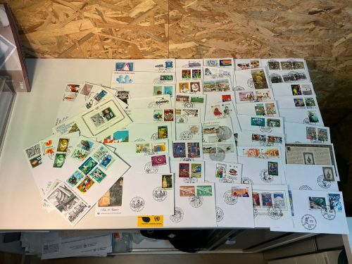 UNO Wien Jahrgang 1979-1989 FDC komplett