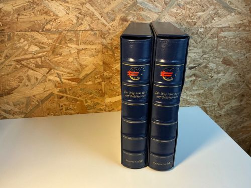 2 Dt. Post / Leuchtturm Binder & Schuber 13 Ring