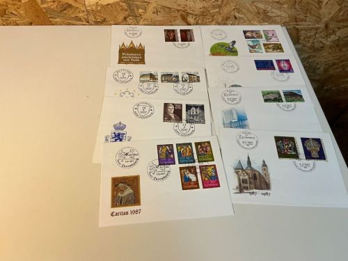 Luxemburg Jahrgang 1987 FDC komplett