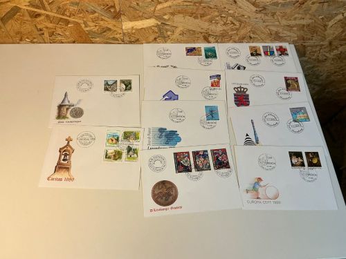 Luxemburg Jahrgang 1989 FDC fast komplett