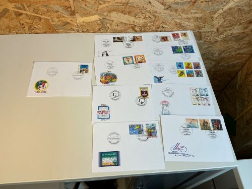 Luxemburg Jahrgang 2002 FDC fast komplett