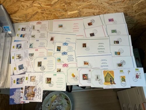 Luxemburg Weihnachtskarten der Post 1977-2009 komplett