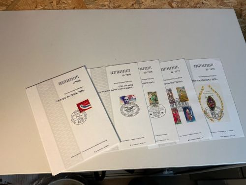 Bund ETB Ersttagsblätter Jahrgang 1976 komplett