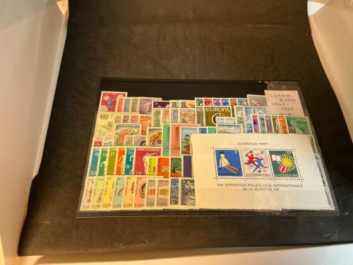 Luxemburg Jahrgang 1965-1969 postfrisch komplett