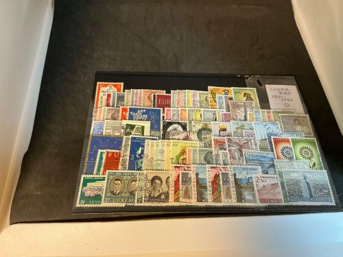 Luxemburg Jahrgang 1960-1964 gestempelt komplett