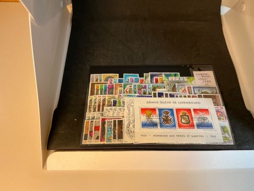 Luxemburg Jahrgang 1985-1989 gestempelt komplett