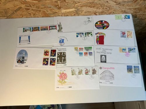 Irland Jahrgang 1990 FDC fast komplett