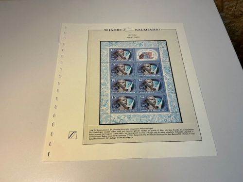 UDSSR Michel 5593 Kleinbogen postfrisch Weltraum