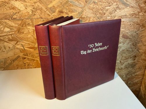 50 Jahre Tag der Briefmarke, 2 bändige Abodsammlung