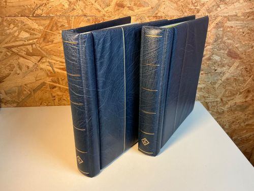 2 Leuchtturm Drehstabbinder blau