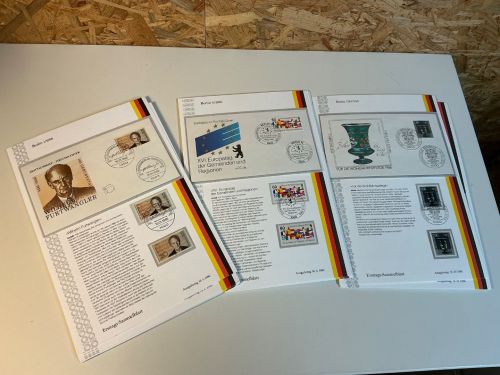 Berlin Jahrgang 1986 Ersttagssammelblätter (x+o+FDC) komplett