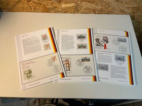 Berlin Jahrgang 1989 Ersttagssammelblätter (x+o+FDC) komplett