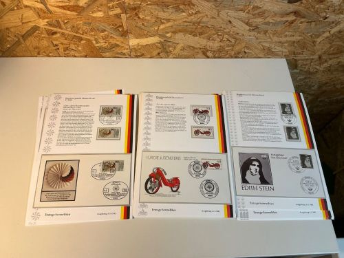 Bund Jahrgang 1983 Ersttagssammelblätter (x+o+FDC) komplett