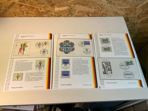 Bund Jahrgang 1984 Ersttagssammelblätter (x+o+FDC) komplett