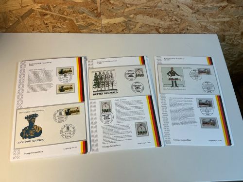 Bund Jahrgang 1985 Ersttagssammelblätter (x+o+FDC) komplett