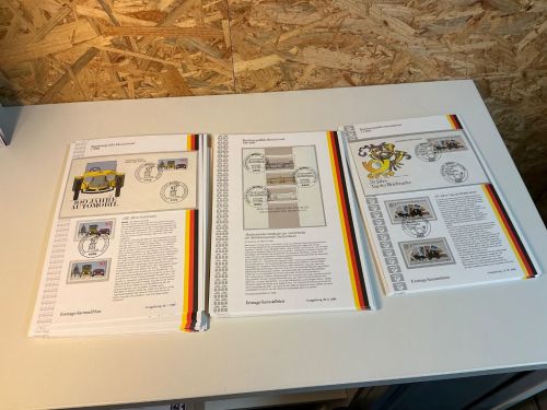 Bund Jahrgang 1986 Ersttagssammelblätter (x+o+FDC) komplett