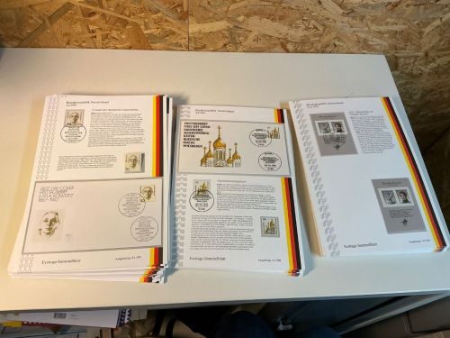 Bund Jahrgang 1991 Ersttagssammelblätter (x+o+FDC) komplett