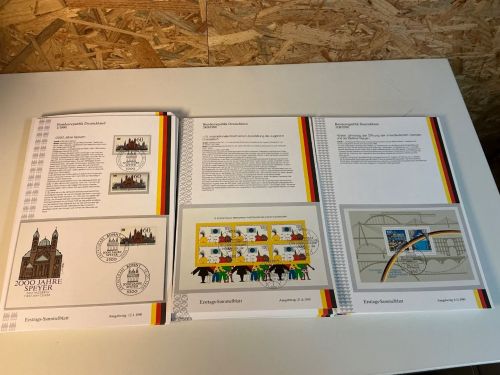 Bund Jahrgang 1990 Ersttagssammelblätter (x+o+FDC) komplett