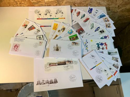 Bund Jahrgang 2003 FDC (mit Selbstklebende) komplett