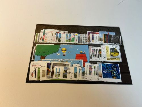 Bund Jahrgang 2018 gestempelt ohne selbstklebende komplett