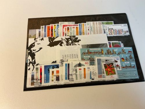 Bund Jahrgang 2020 gestempelt ohne Selbstklebende komplett