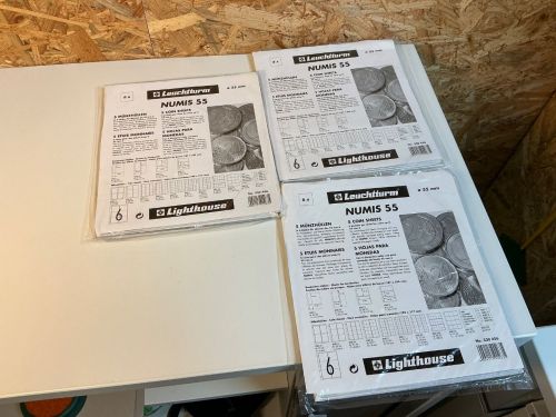 Leuchtturm 3 Packungen Numis 55