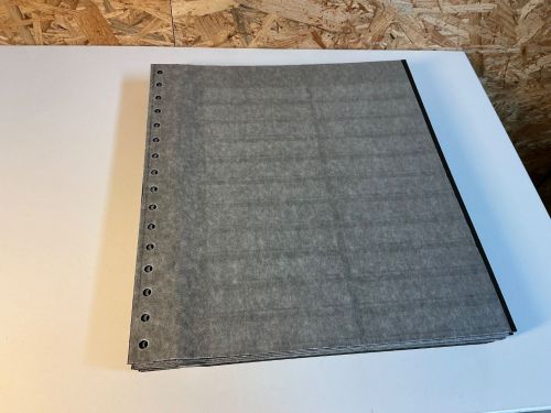 25 Kabe Astra schwarz / Klarsichtstreifen geteilt