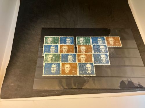 Bund alle ZS aus Beethoven Block 2 postfrisch