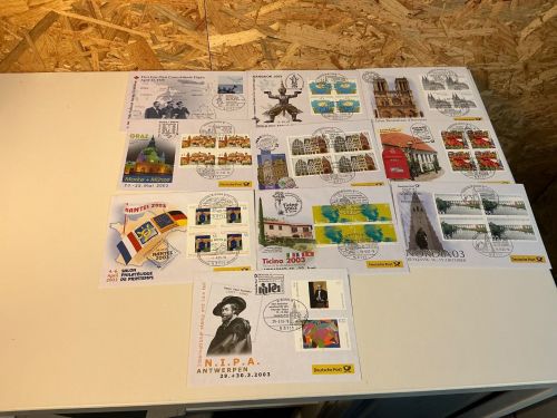 Dt. Post Messebelege Jahrgang 2003 komplett
