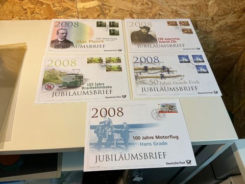 Bund Jubiläumsbriefe 2008 komplett