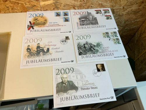 Bund Jubiläumsbriefe 2009 komplett