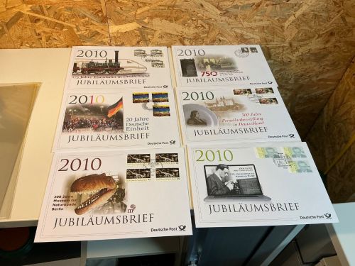 Bund Jubiläumsbriefe 2010 komplett