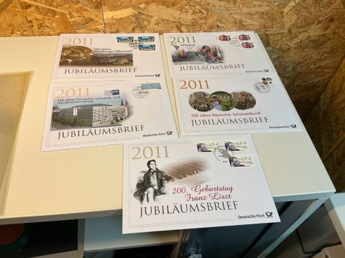 Bund Jubiläumsbriefe 2011 komplett