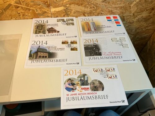 Bund Jubiläumsbriefe 2014 komplett