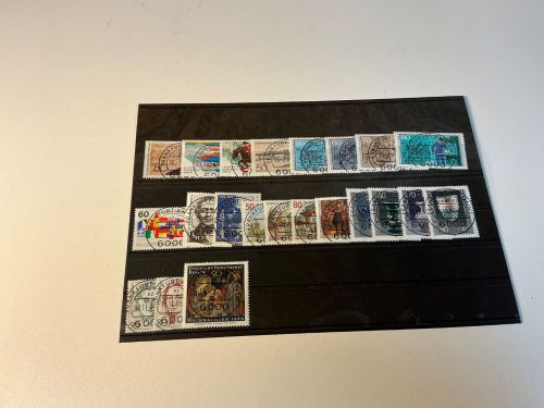 Berlin Jahrgang 1986 gestempelt Vollstempel Frankfurt