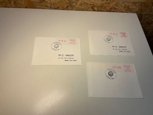 Frankreich ATM 3.6 3 Blankobelege