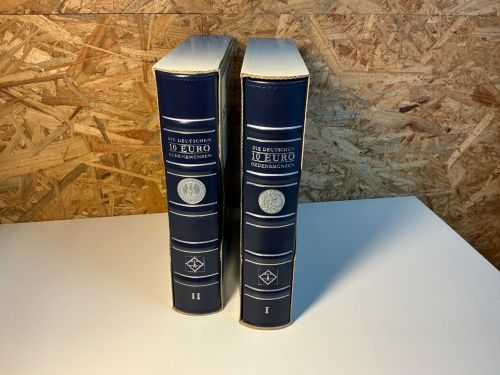 2 Leuchtturm 10€ Münzen Alben mit Hüllen 2002-2015