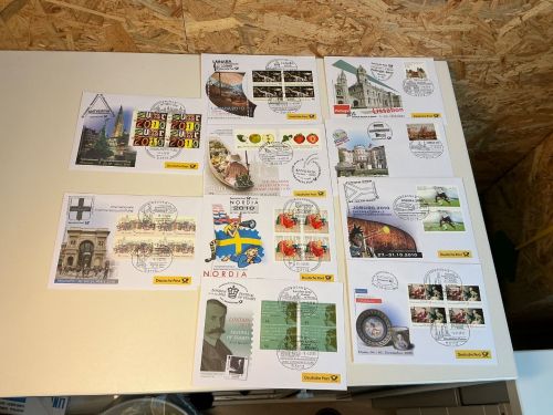 Dt. Post Messebriefe Jahrgang 2010 komplett