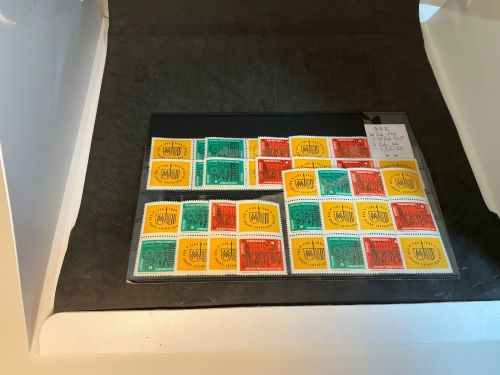 DDR Zusammendrucke Kombination Michel 1012-1013 postfrisch