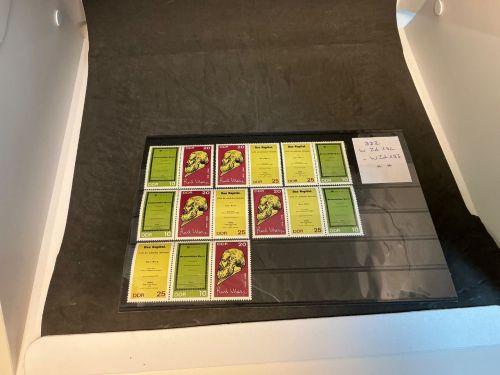 DDR Zusammendruck Kombination Michel 1365-1367 postfrisch