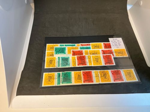 DDR Zusammendruck Kombination Michel 1012-1013 gestempelt