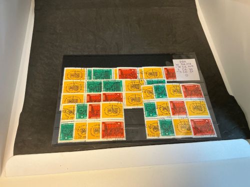 DDR Zusammendruck Kombination Michel 1012-1013 gestempelt